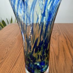 BEAUTIFUL SEA GLASBRUK KOSTA SWEDEN VASE