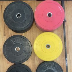 Weights and Barbell for Sale ($2/lb)
