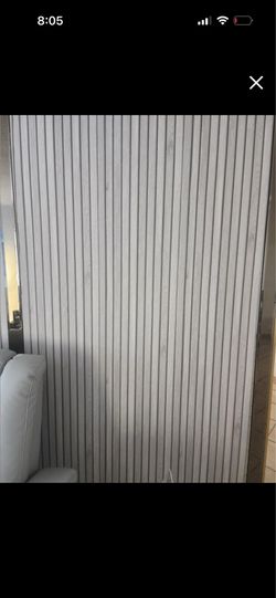 Gray Wood Slats Peel and Stick Wallpaper Wood Look Contact Paper for Walls Removable Waterproof