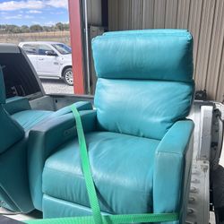 2 Teal Chairs