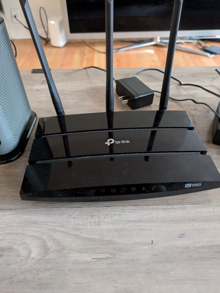 Motorola Modem And TP-Link Router