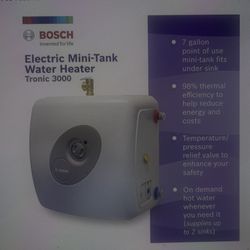 Electric Mini-Tank Water Heater 7-Gallon