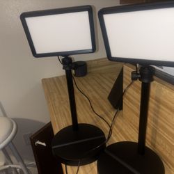 Set Of 2 High Power White Lights