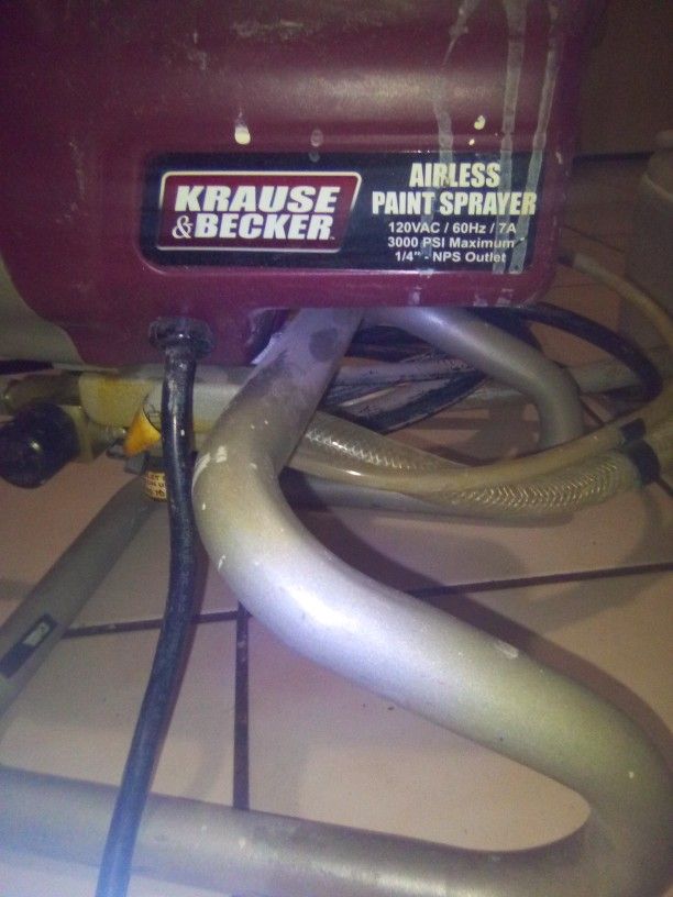 Krause & Becker 3000 PSI Industrial Airless Paint Sprayer for Sale in