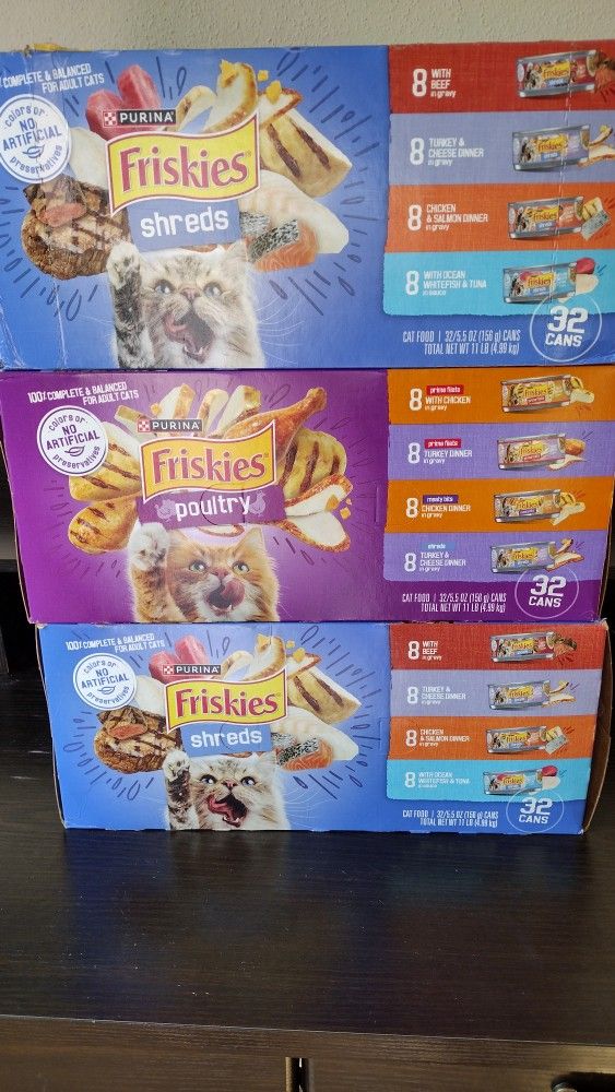 32 Count Cases Friskies Cat Food