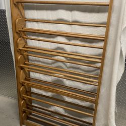 Wooden CD Storage Rack