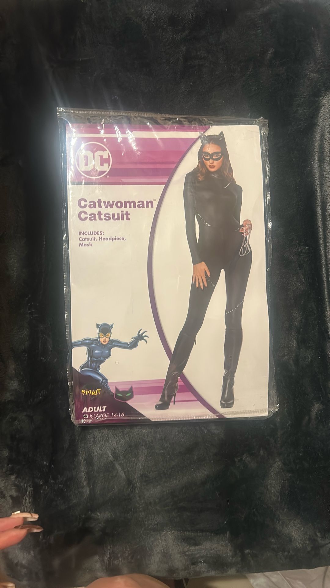 Catwoman Catsuit Costume/XL-14-16/Brand New