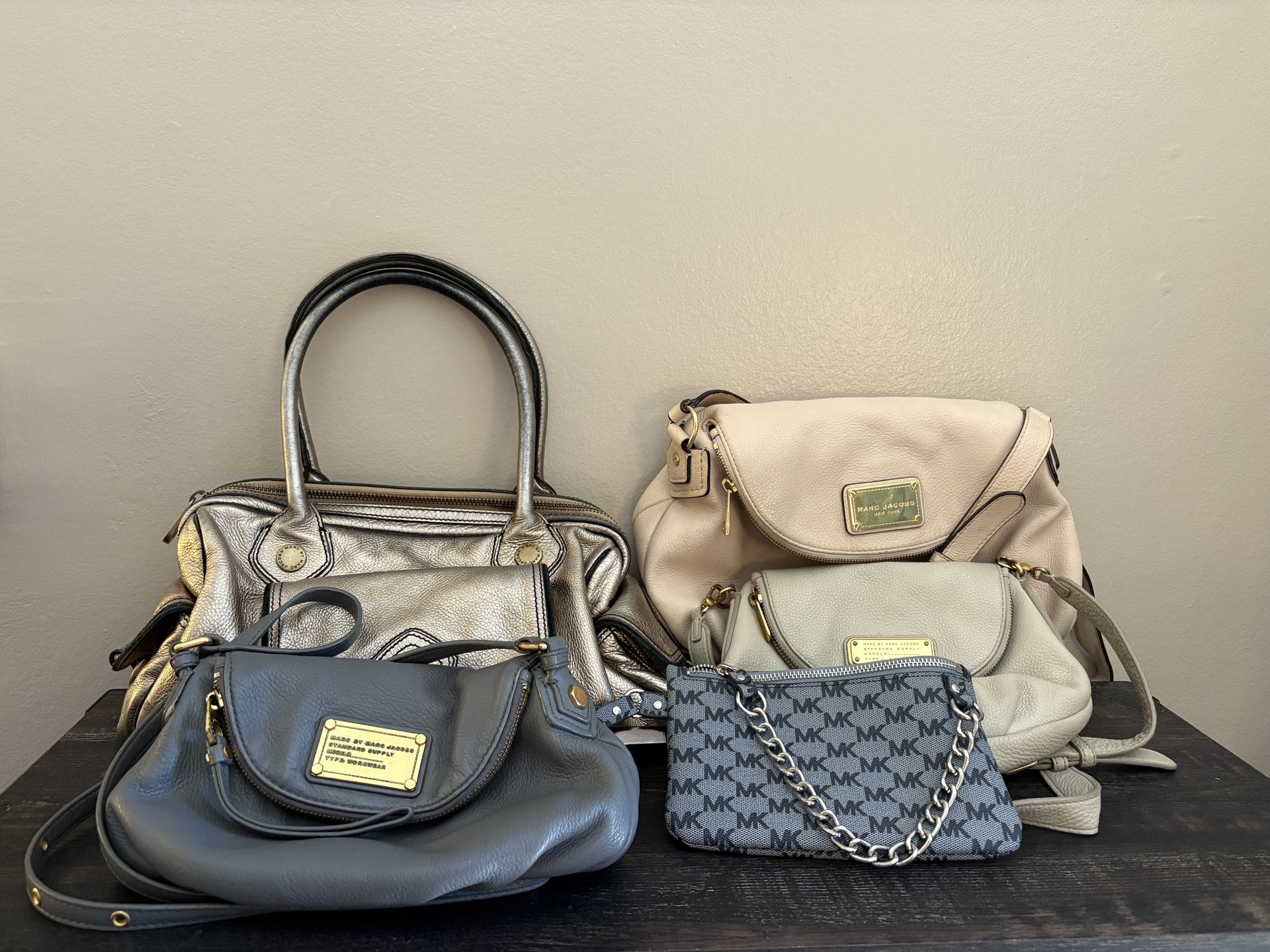Lot of Marc Jacobs Leather Bags + MK