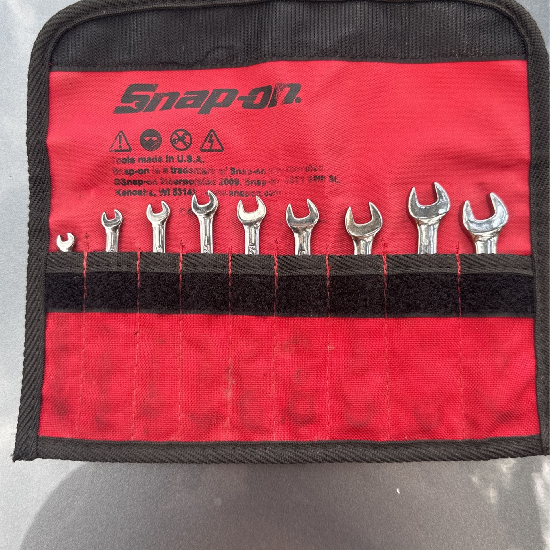 Snap On Midget Wrenches Full Set 1/8-3/8