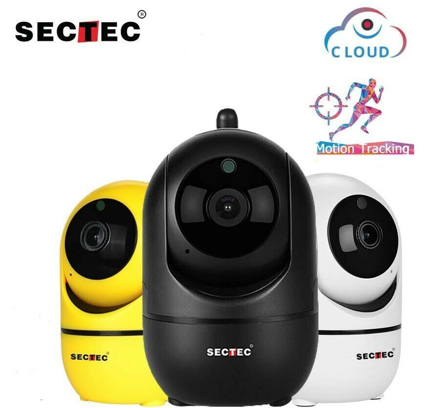 SECTEC 1080P Cloud Wireless AI Wifi IP Home Security Camera with Auto Tracking