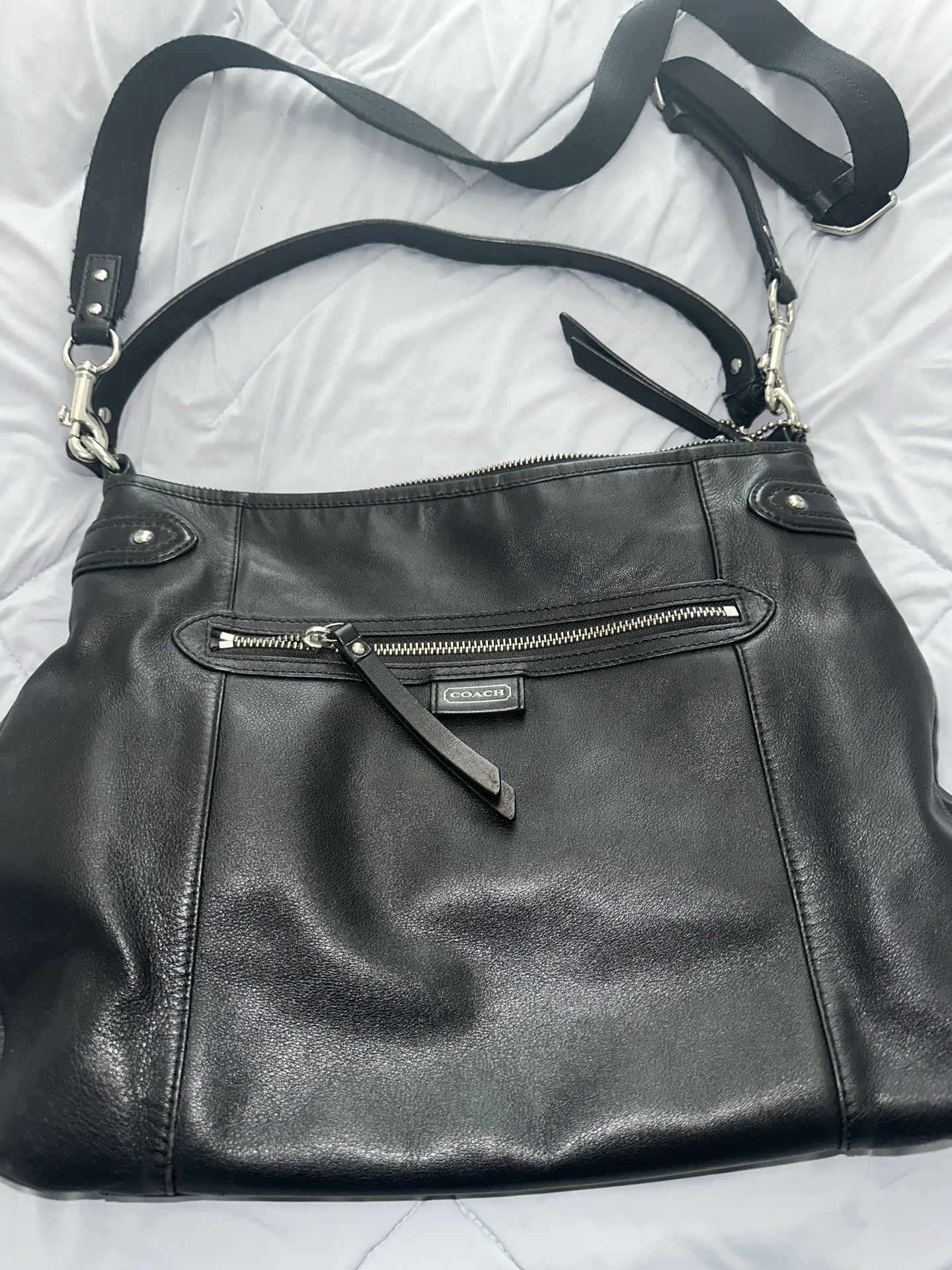 Coach Daisy Leather Convertible Hobo Shoulder Bag