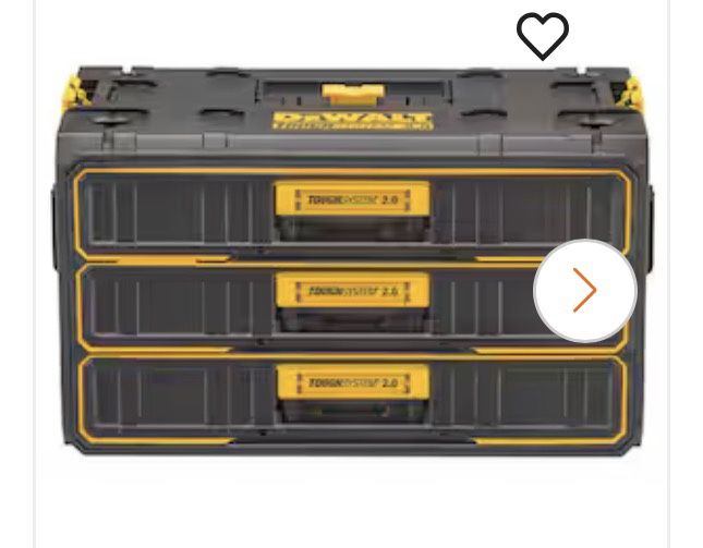 Toughsystem 2.0, 12.3 in. W Tool Box 3- Drawer