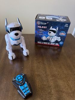 Top Race TR-P5T Voice & Touch RC Smart Dog - Remote Control Robot Pet