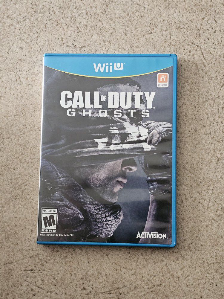 Call of Duty: Ghosts (Nintendo Wii U, 2013) W/ Insert