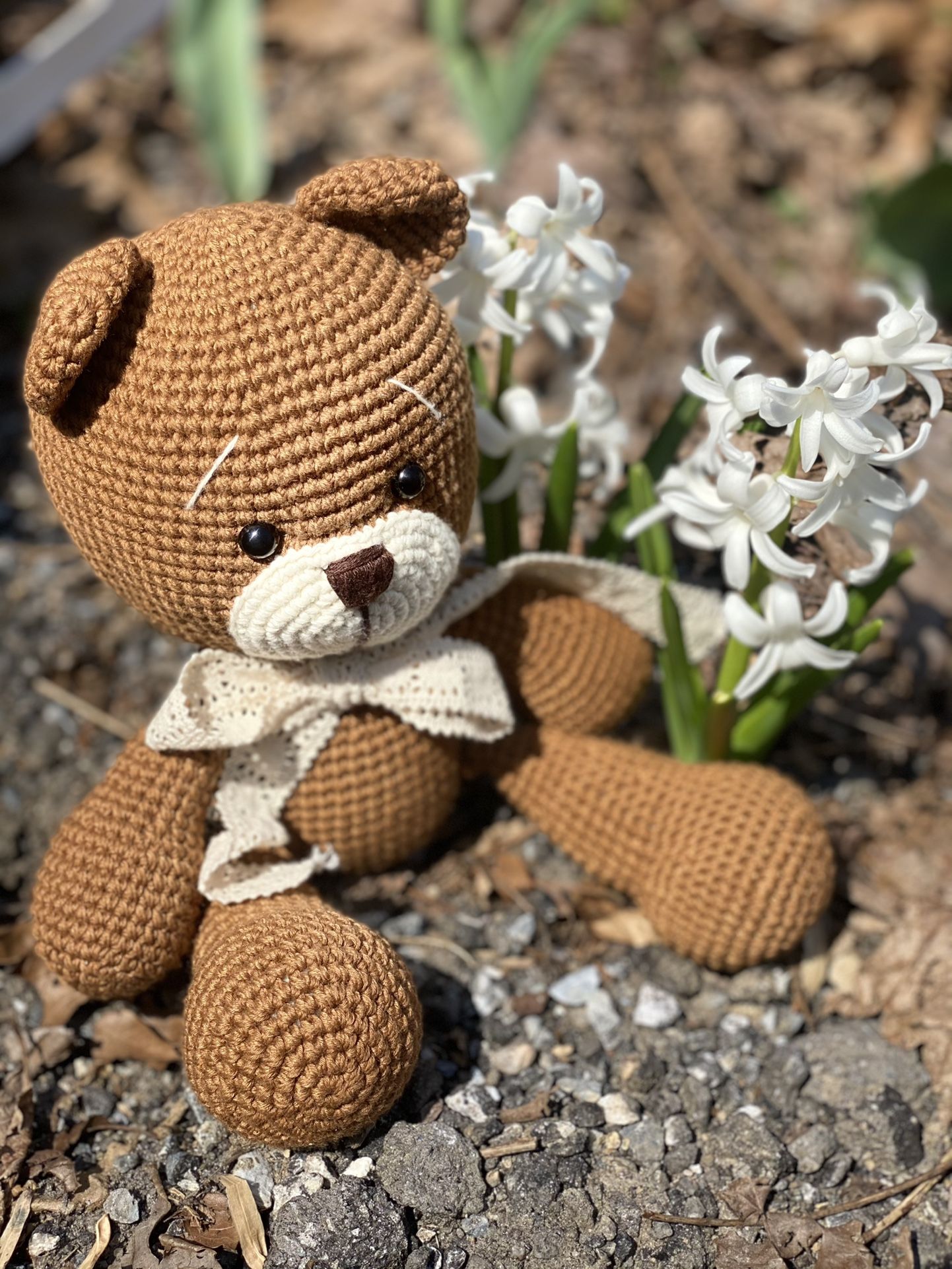 Crochet Teddy Bear Toy Handmade