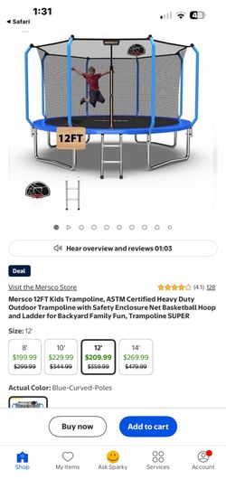Brand new trampoline