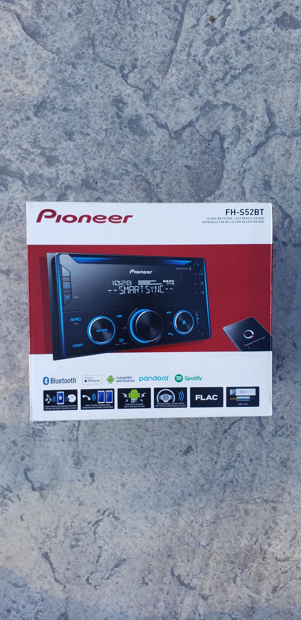 Pioneer Car Stereo CD Bluetooth Smart Sync Brand New