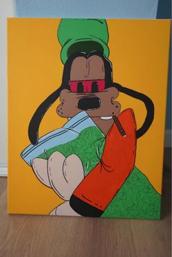 Goofy Custom Art - 16x20 Canvas