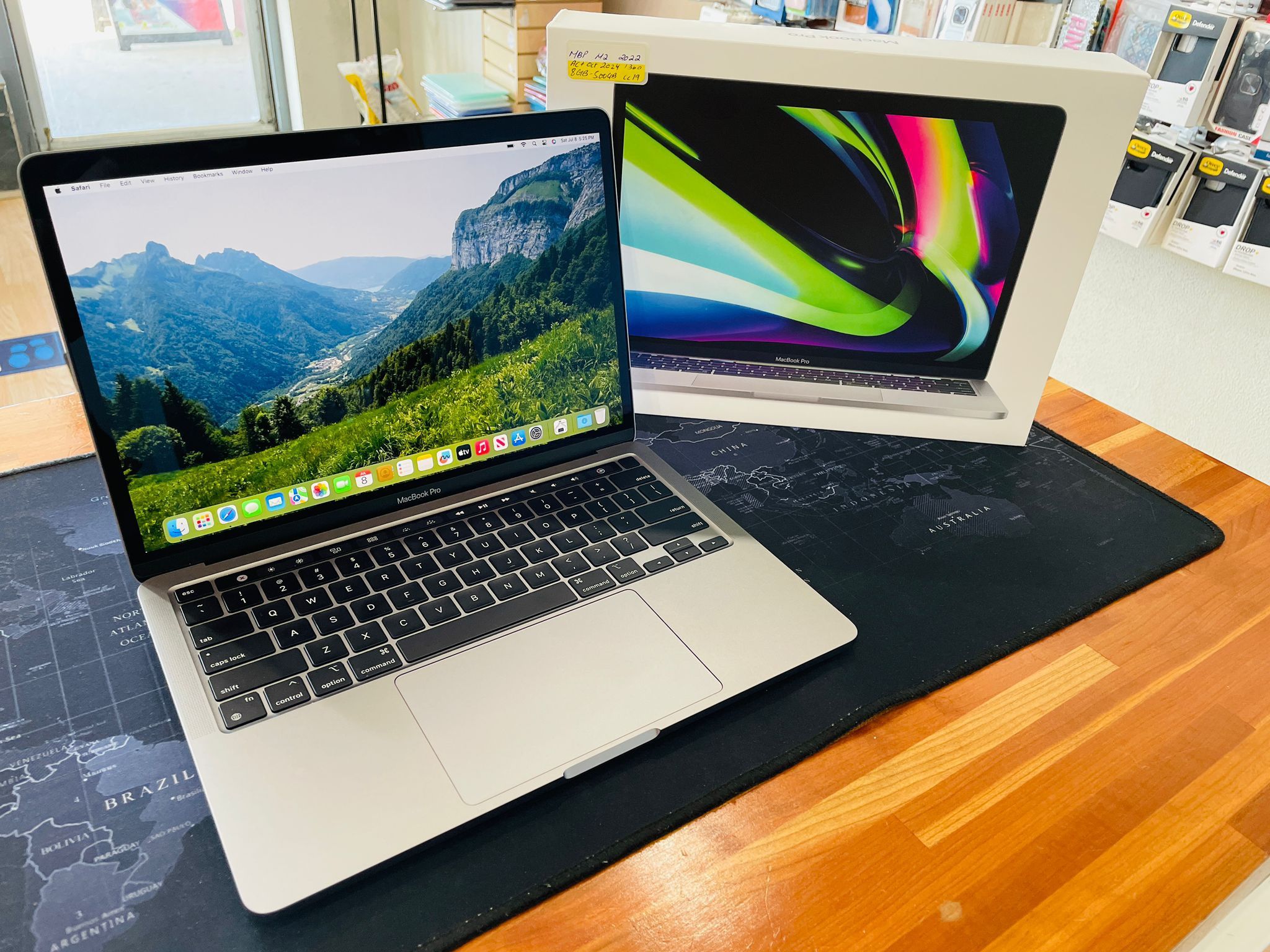 APPLE MACBOOK PRO M2 CHIP 8GB 500GB -Like New In BOX APPLE CARE+ 10/2024