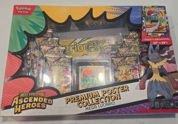 Pokemon Ascended Heroes Premium Poster Collection: Mega Lucario