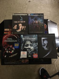 All 5 FINAL DESTINATION dvd for sale.