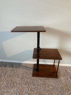 3 tier night stand / swivel side table