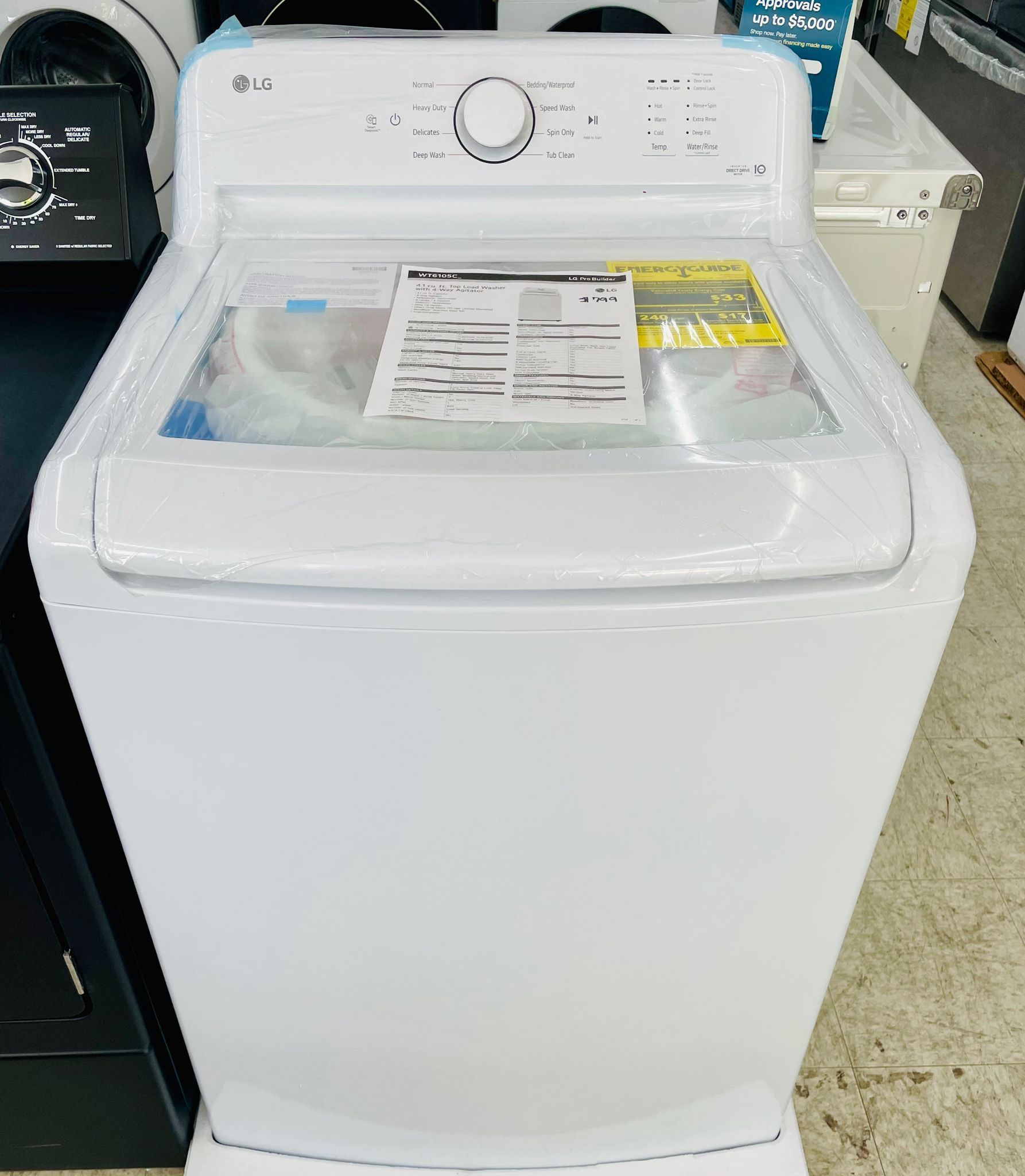 🔥🔥27” LG Top Load Washer