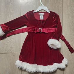 Beautiful Santa Christmas Dress,  3T,  $18