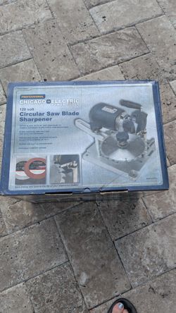 Chicago 120 volt circular 10-in blade sharpener never use new in box