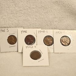 #325 Lot Of 5 Wheaties 