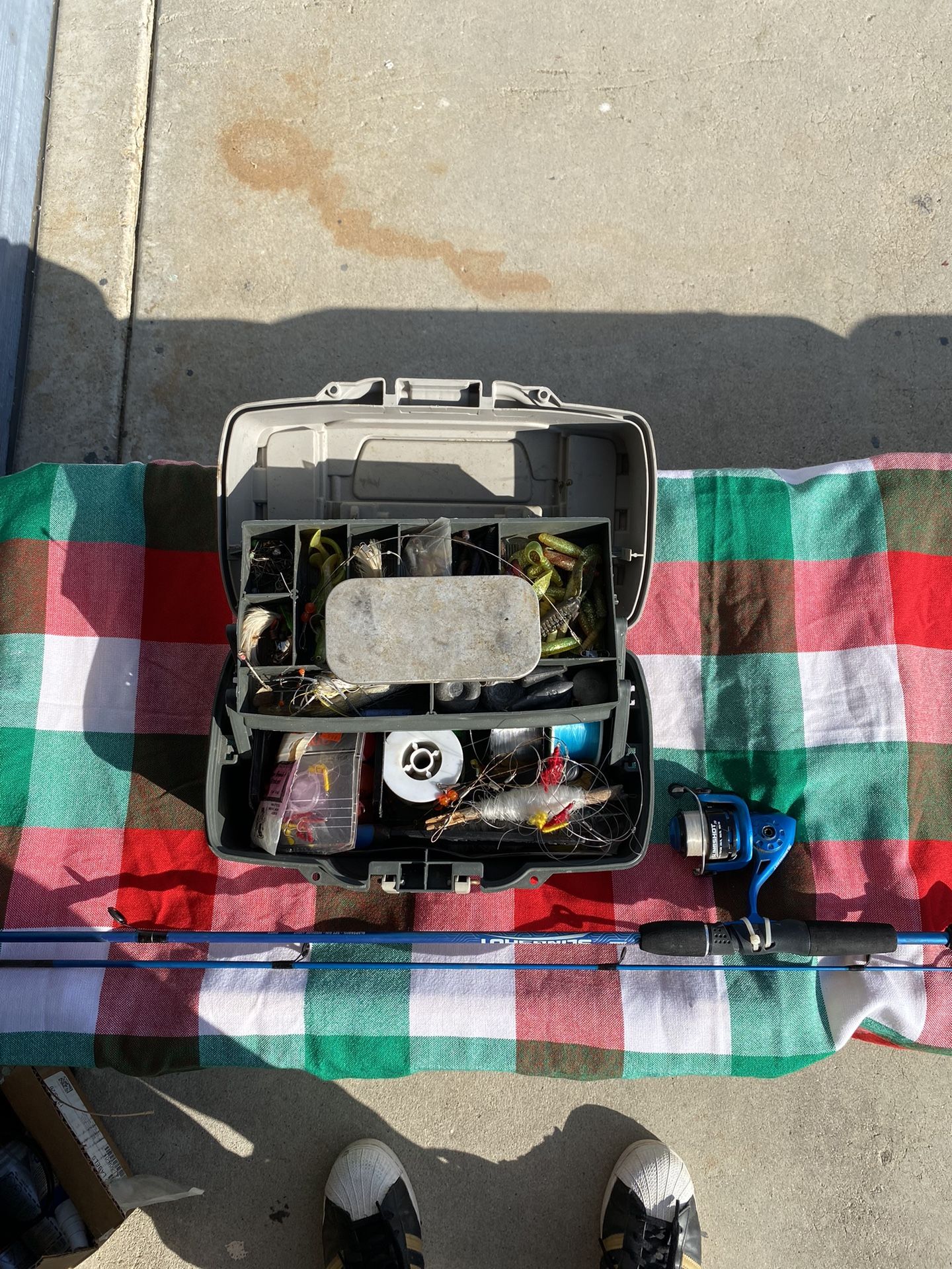 Fishing Box And Stick