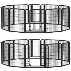 12 Panels Dog Playpen Pet Pen