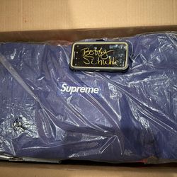 Supreme Hoodie Washed Navy 2021 Release XL