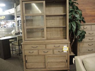 Kincaid Urban Display Cabinet - Weathered Light Gray | Cupboard