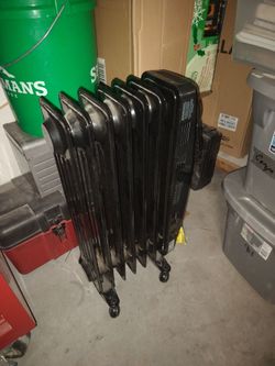 Radiator style space heater