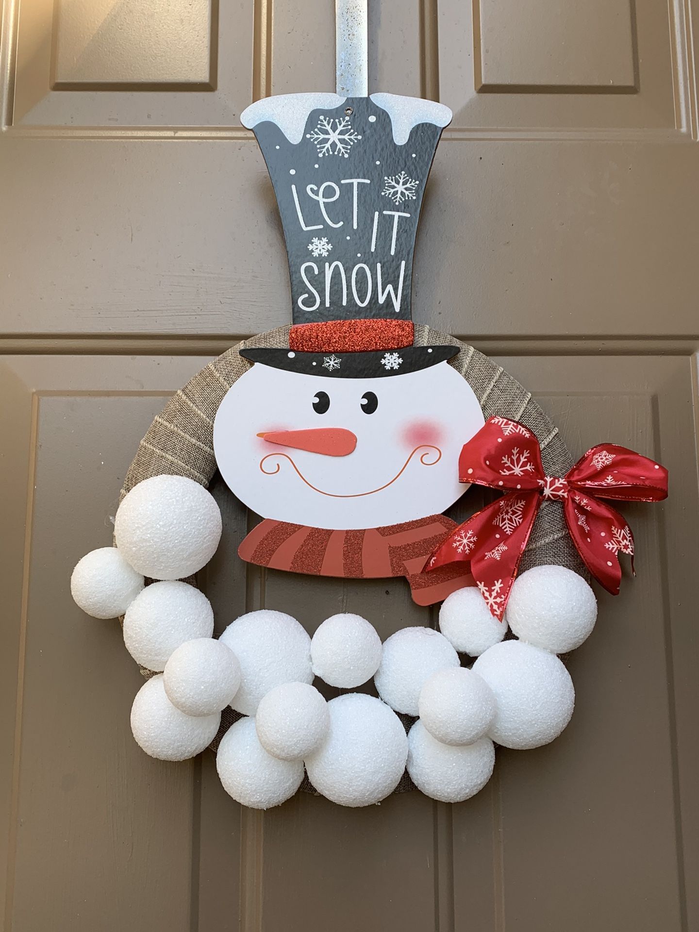 Handcrafted frosty door Decour