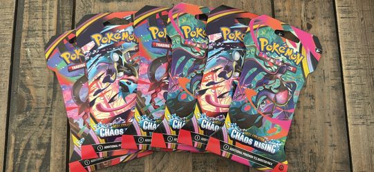 Pokemon 6 factory sealed booster packs