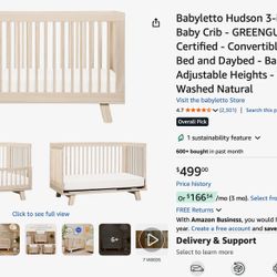 Baby Crib/Toddler Bed 