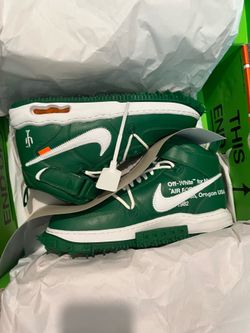 Off white Air Force 1 pine green mids. New 10.5