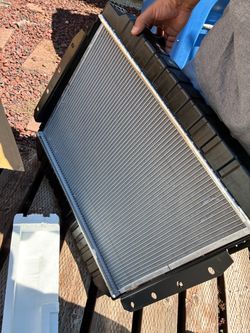 Ford 1(contact info removed) Radiator Edelbrock carburetor
