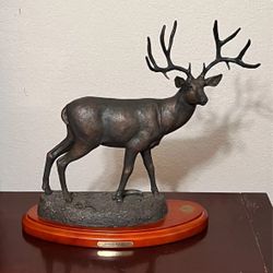 Bronze Mule Deer Statue