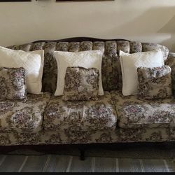 Sofas Set Flowers