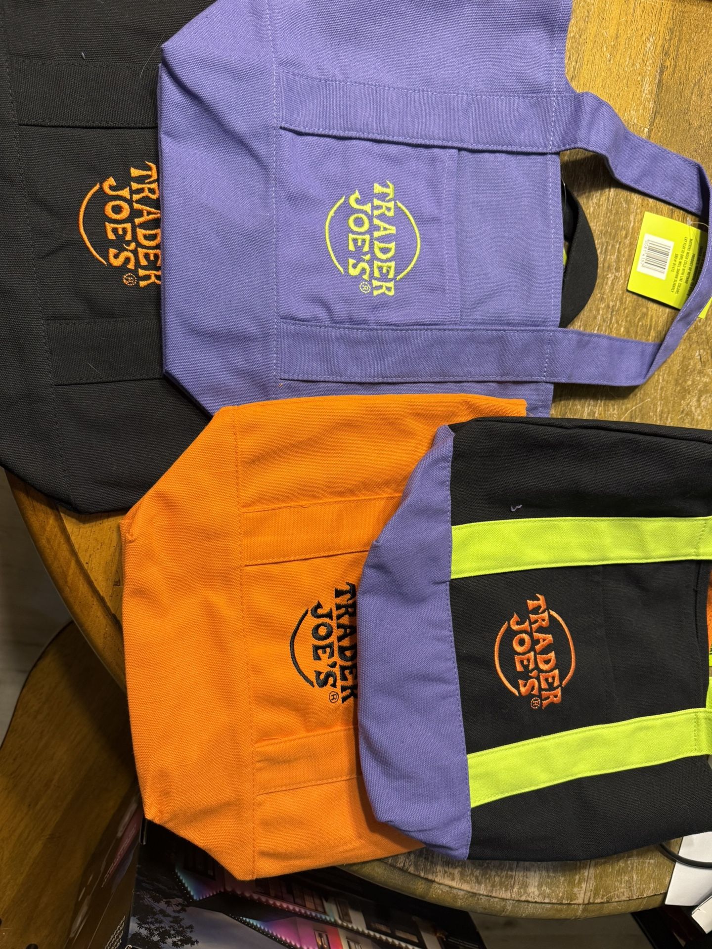 Brand New Trader Joe Halloween Tote Bags