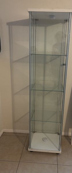 White Display Case
