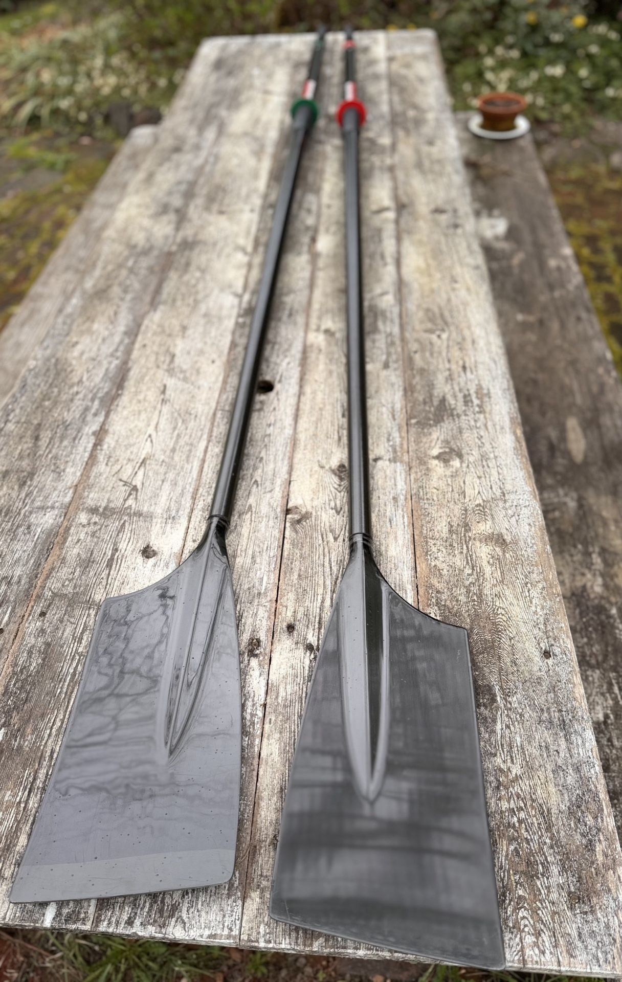 Oar Shell Barely used carbon fiber lightweight Dreher sculling oars save $300 off ...