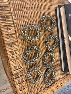 Jingle Bell Napkin Rings Set of 7