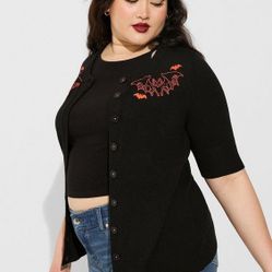Torrid Bat Cardigan