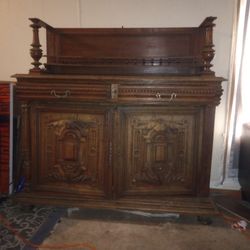 Antique Cabinet Sideboard 