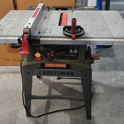 Craftsman 10in Table Saw and Stand