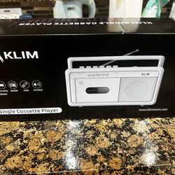 Single Cassette Player New
